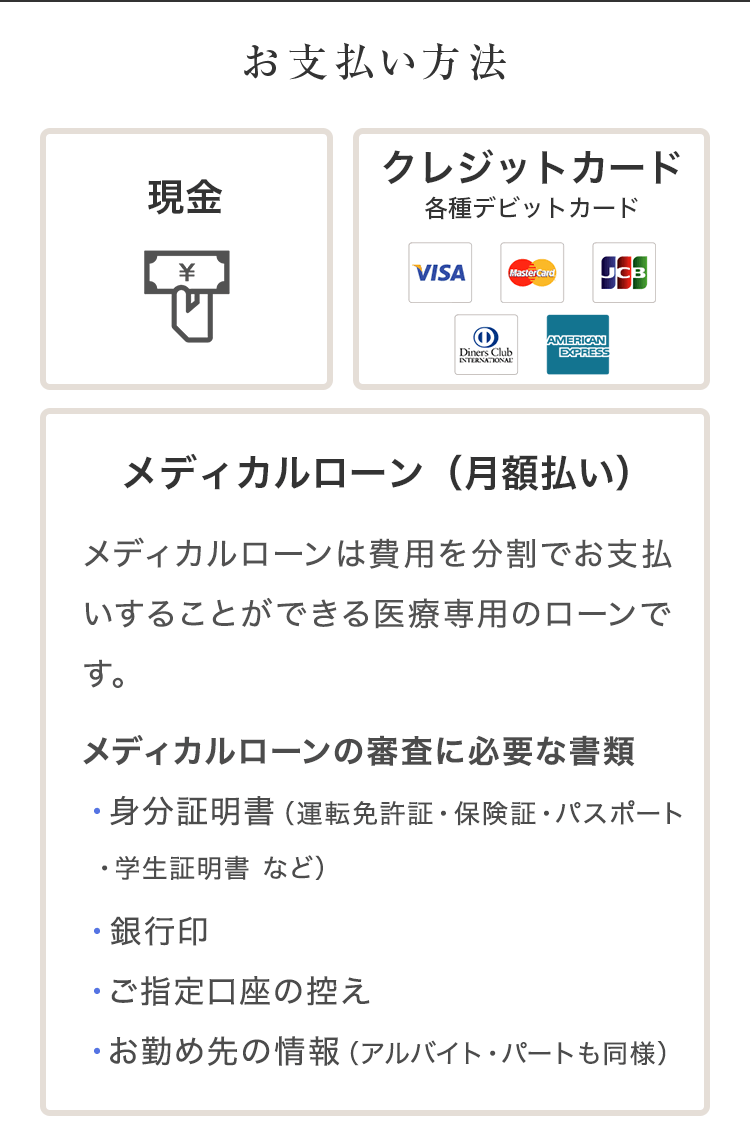 お支払い方法